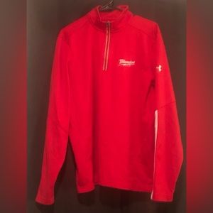 Red Under Armour Milwaukee Jacket With Reflective Accents